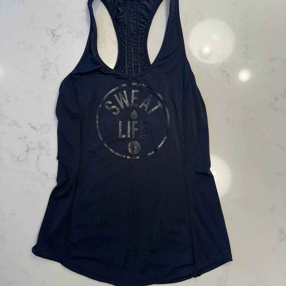 Sweat Life Black Tank Top